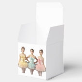 Caja para regalos con preciosas bailarinas bedankdoosjes (Geopend)