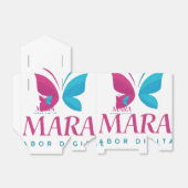 Caja para Regalos: Diseño Digital Mara Bedankdoosjes (Uitgevouwen)