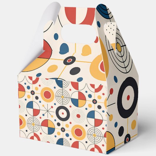 Caja regalo diseño geométrico bedankdoosjes (Achterkant)