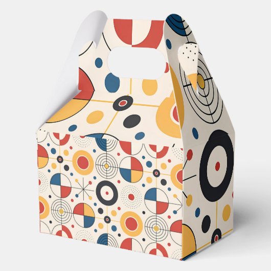 Caja regalo diseño geométrico bedankdoosjes (Achterkant)