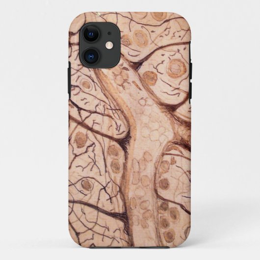 Cajal's Neuronen 3 Case-Mate iPhone Case (Achterkant)