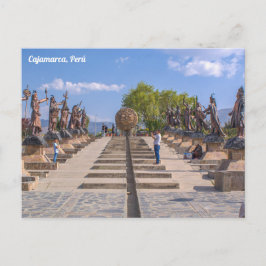 Cajamarca, Perú, Alameda de los Incas Briefkaart