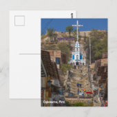 Cajamarca, Perú Cerro Santa Apolonia Briefkaart (Voorkant / Achterkant)