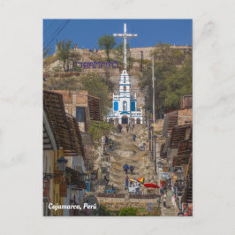 Cajamarca, Perú Cerro Santa Apolonia Briefkaart