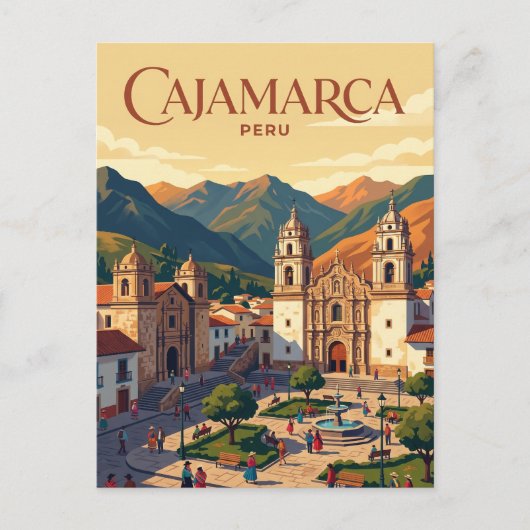 Cajamarca, Peru Peru Briefkaart (Voorkant)