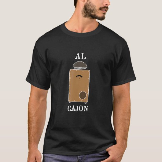 Cajon Drum Spain Jamming Drummers T-shirt (Voorkant)