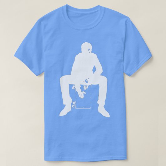 Cajon Player White T-shirt (Design voorkant)