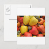 Caju, mãe natureza briefkaart (Voorkant / Achterkant)