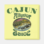 Cajun Alligator Sauce Magnet (Voorkant)