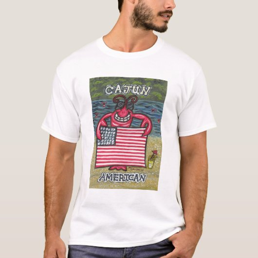 Cajun American! T-shirt (Voorkant)