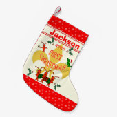 Cajun Baby Eerste Kerstmis Kleine Kerstsok (Voorkant (Hangend))