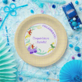 Cajun Baby Gender Neutral Papieren Bordje (Feest)