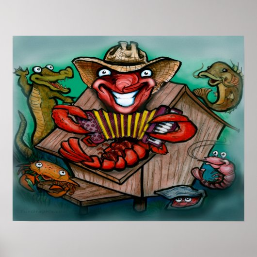 Cajun Band Poster (Voorkant)