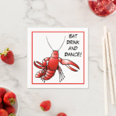 Cajun Boil Party Crawfish rivierkreeft eet Drink D Servetten (Insitu)