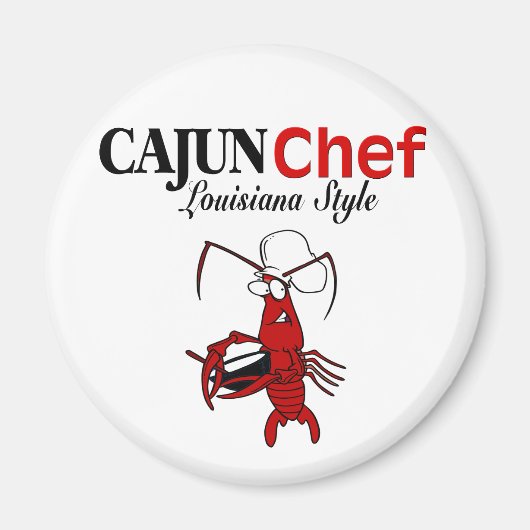 Cajun Chef Magneet (Voorkant)