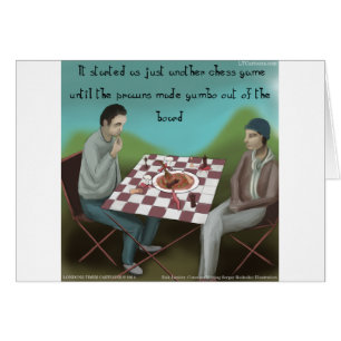 Cajun Chess Funny Cartoon