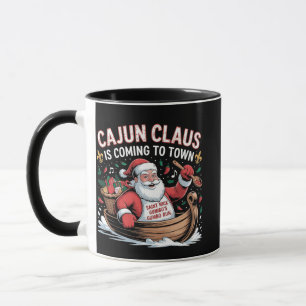 Cajun Clause komt naar de stad Kerst Krampus Mok