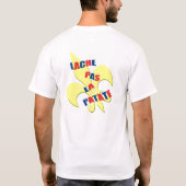 Cajun Cocodrie (Alligator)/"Lache pas la patate" T-shirt (Achterkant)
