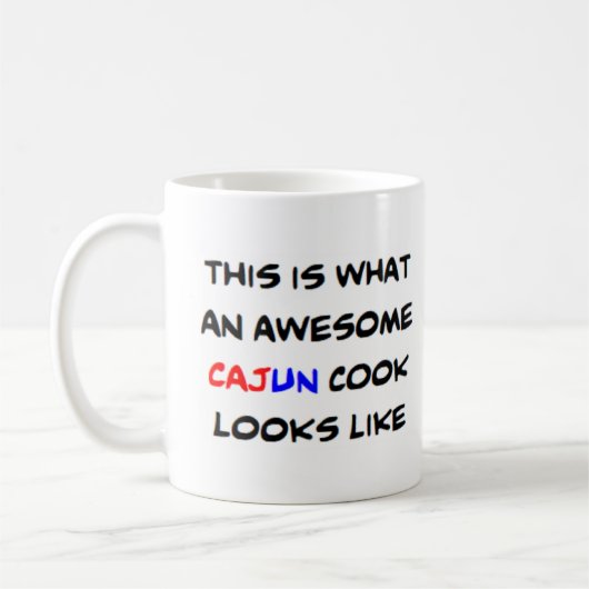 cajun cook, geweldige koffiemok (Links)