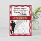 Cajun Cookin Vrijgezellenfeest Chalkboard Design Kaart (Staand voorkant)