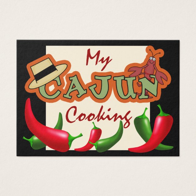 Cajun Cooking Kaarten van SRF Visitekaartje (Voorkant)