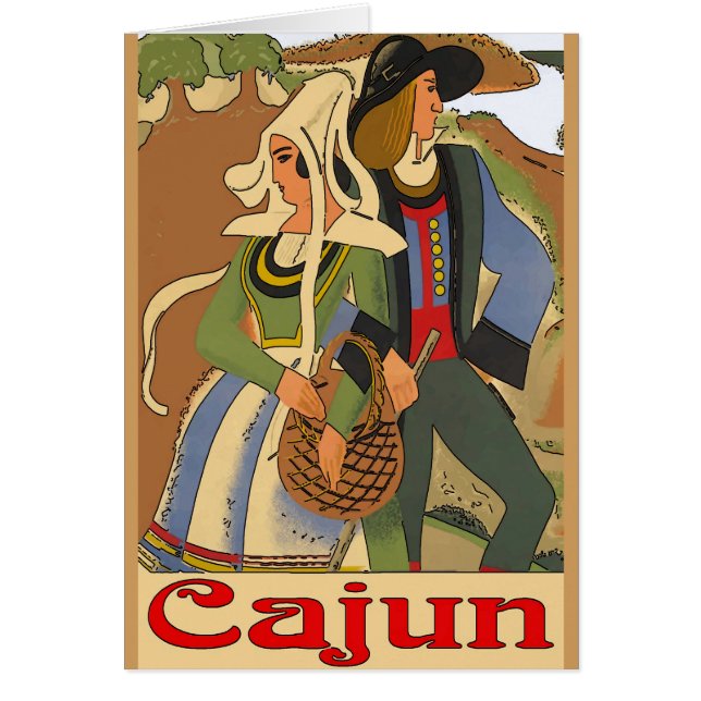 Cajun Couple met Oaks (Voorkant)
