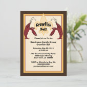 Cajun Crawfish Boil-uitnodigingen Kaart (Staand voorkant)