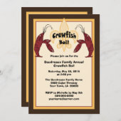 Cajun Crawfish Boil-uitnodigingen Kaart (Voorkant / Achterkant)