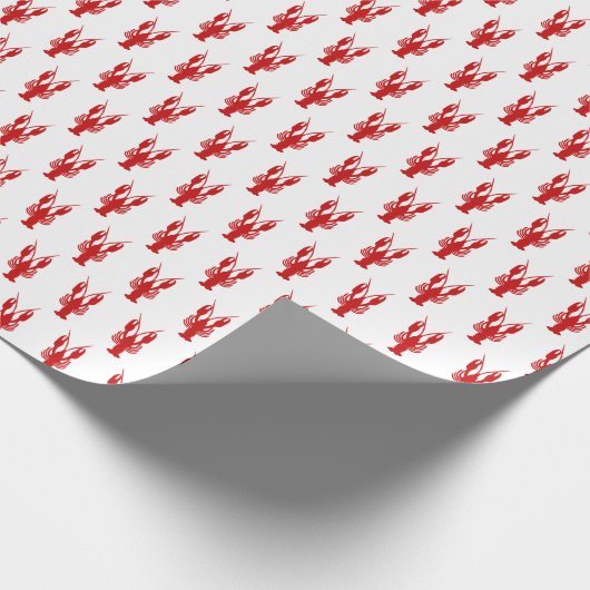 Cajun Crawfish Cadeaupapier (Hoek)