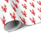 Cajun Crawfish Cadeaupapier (Rol Hoek)