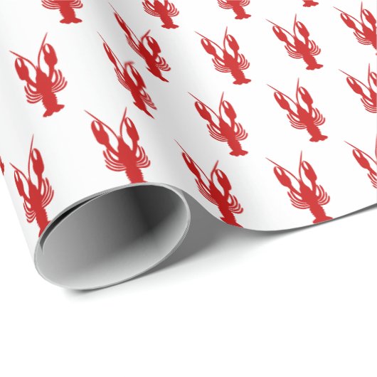 Cajun Crawfish Cadeaupapier (Rol Hoek)