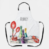 Cajun Crawfish Chef Schort (Voorkant)