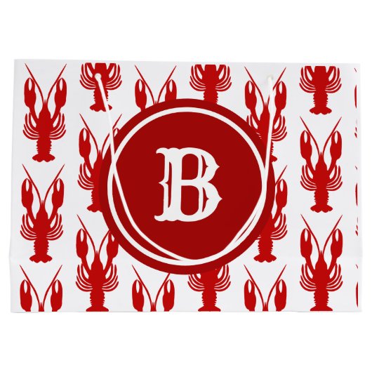 Cajun Crawfish | Monogram Groot Cadeauzakje (Achterkant)