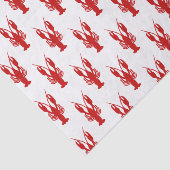 Cajun Crawfish Silhouette Tissuepapier (Detail)