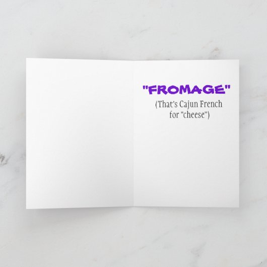 Cajun Crawfish Verjaardagsster Kaart (Binnen)