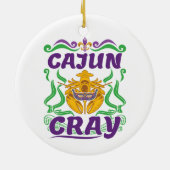 Cajun Cray Crawfish Boil Louisiana New Orleans Keramisch Ornament (Achterkant)