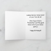 Cajun Creole Crawfish Kaart (Binnen)