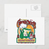 Cajun Creole Mardi Gras Crocodile Briefkaart (Voorkant / Achterkant)