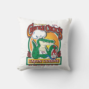 Cajun Creole Mardi Gras Crocodile Kussen
