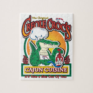 Cajun Creole Mardi Gras Crocodile Legpuzzel