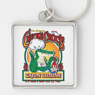 Cajun Creole Mardi Gras Crocodile Sleutelhanger