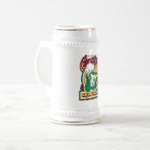 Cajun Creool Mardi Gras Krokodil Bierpul (Voorkant links)
