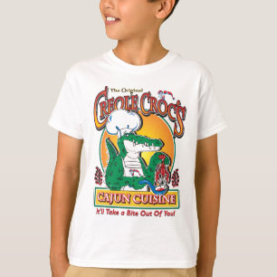 Cajun Crocs Ceole Cuisine T-shirt