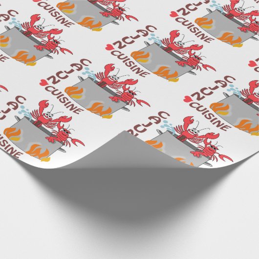 Cajun Cuisine Cadeaupapier (Hoek)