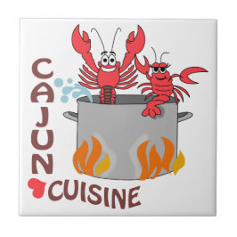 Cajun Cuisine Tegeltje