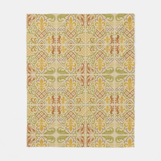 Cajun-cultuur Fleece Deken (Voorkant)