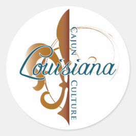 Cajun-cultuur Ronde Sticker