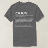 Cajun Definition Funny Louisiana Creole T-shirt (Design voorkant)