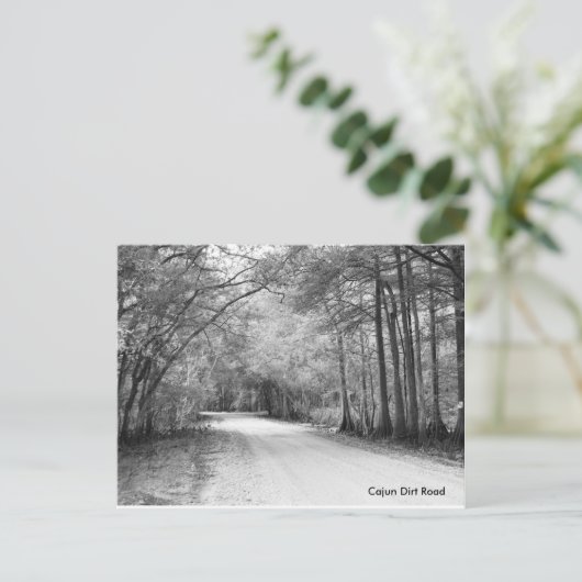 Cajun Dirt Road briefkaart (Staand voorkant)