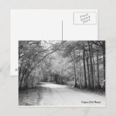 Cajun Dirt Road briefkaart (Voorkant / Achterkant)